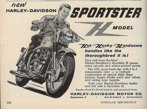 Early Sportster motorcycle history