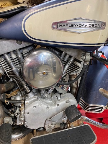 Harley Davidson Flathead Knucklehead Panhead Generator Block Off Plate Vintage