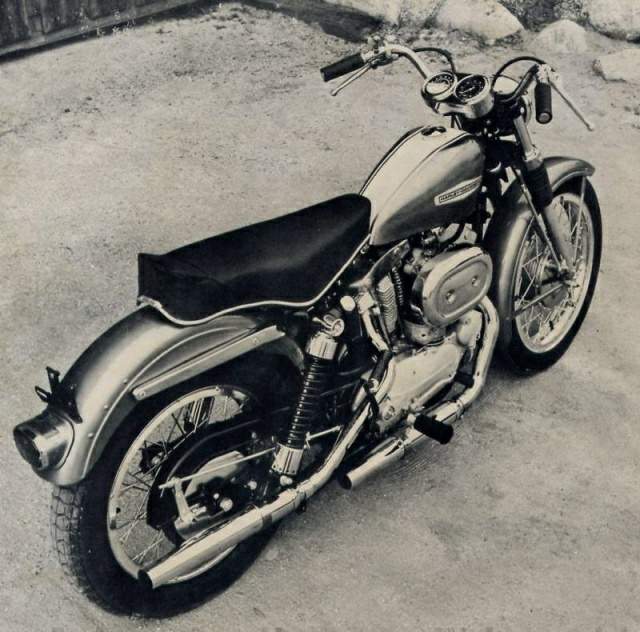 Vintage Collector Pewter Harley-Davidson Sportster Ironhead Engine Model
