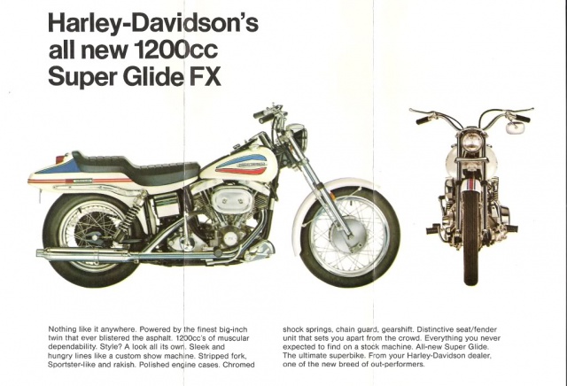 Harley FX Super-Glide Harley-Davidson FX Shovelhead history
