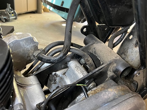remove battery box Norton Commando motorcycle battery box removal