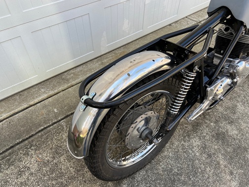 renew stainless steel motorcycle fender