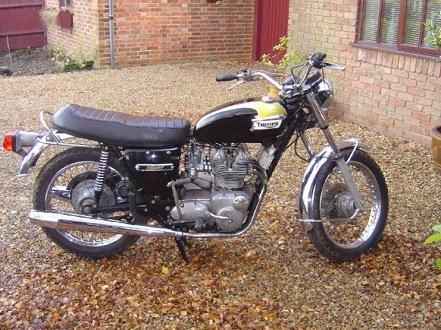 Triumph shop trident 1970