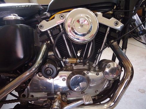 Old-Stf 57-84 Ironhead Sportster Engine Brass oil line & Hardware Dress up Kit