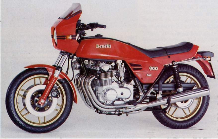 Benelli Sei 900 six-cylinder motorcycles