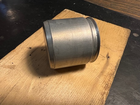 brake caliper piston after cleaning caliper piston