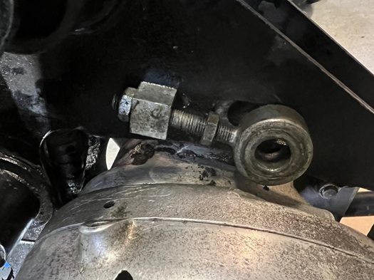 Commando gearbox adjuster and crosshead vintage British motorcycle restoration