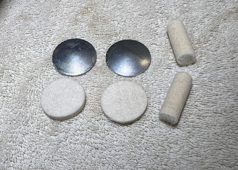 Norton 13.1895 swing arm welch plugs and oil wicks classic motorcycle restoration