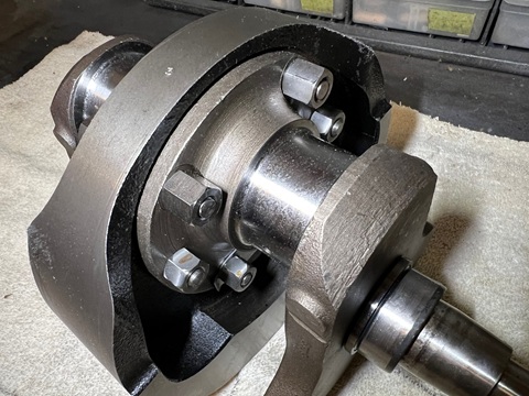 motorcycle crankshaft assembly