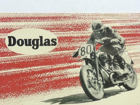 Douglas flat twin motorcycle Vintage British motorcycles