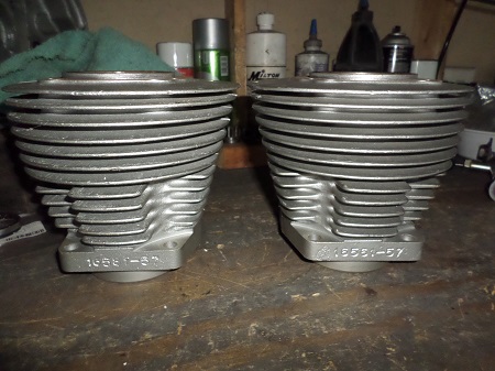 900cc Ironhead Sportster cylinders