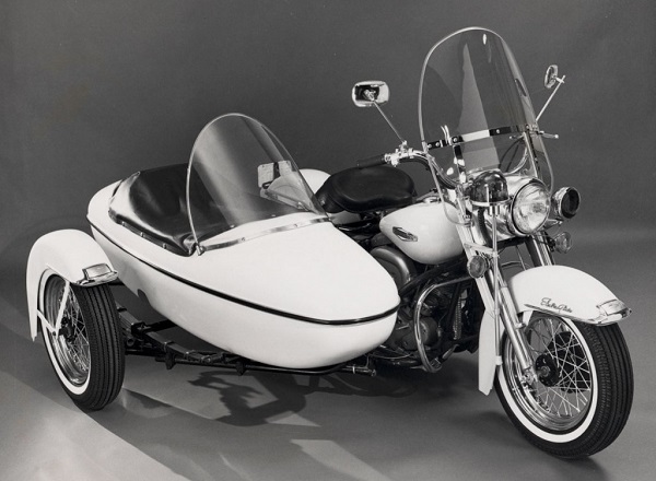 Harley Electra Glide with sidecar Harley-Davidson Shovelhead history