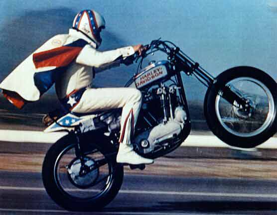 Evel Knievel safety gear