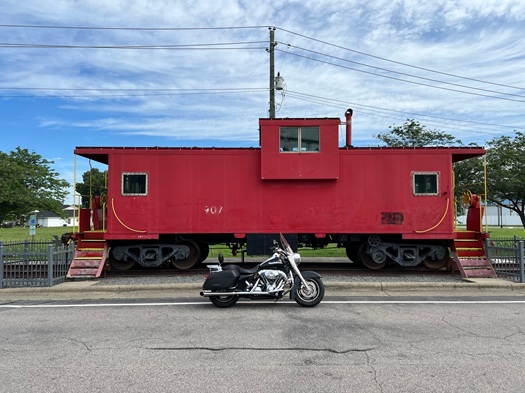 Selma NC Railroad Days extended vision cupola caboose 1971