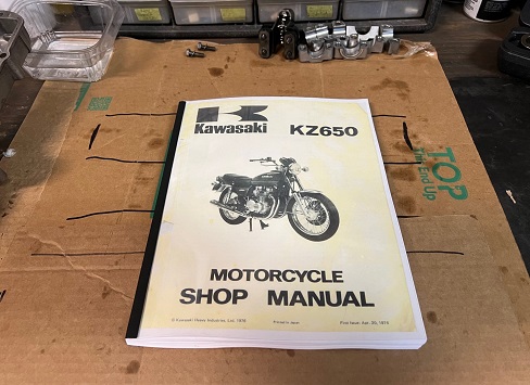 factory service manual Kawasaki KZ650 Kawasaki KZ650 factory service manual