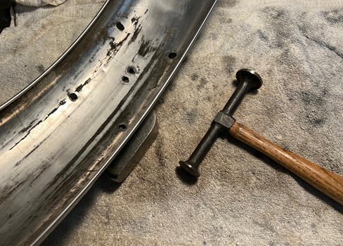 motorcycle fender repair and restoration