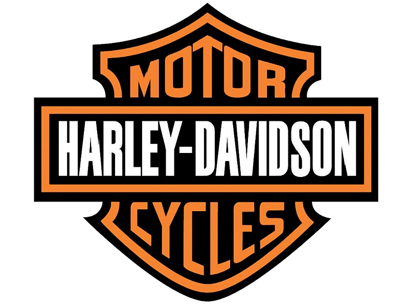 Classic Harley-Davidson Motorcycles Harley Bar and Shield logo was first seen in 1910 and trademarked one year later