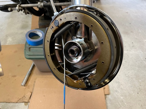 Harley front drum brake cable install how to cut a motorcycle brake cable