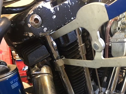 Motion Pro pushrod tube tool for Harley