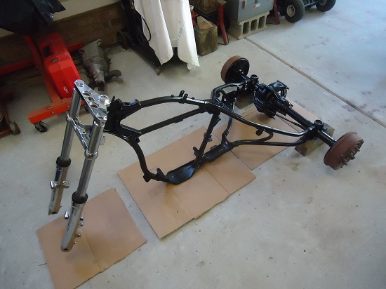 paint Servi-car frame Harley-Davidson Servi-car frame