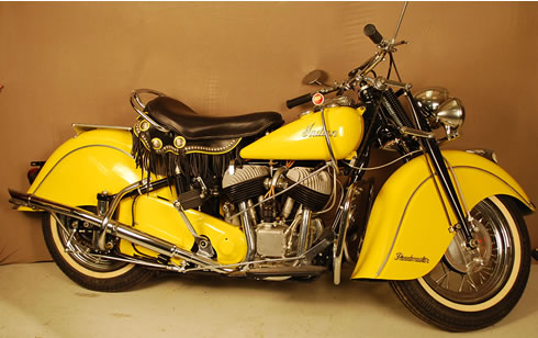 Vintage Indian Chief with Plunger Frame