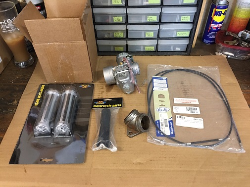 Harley Sportster install Mikuni carb install Mikuni carb on Sportster