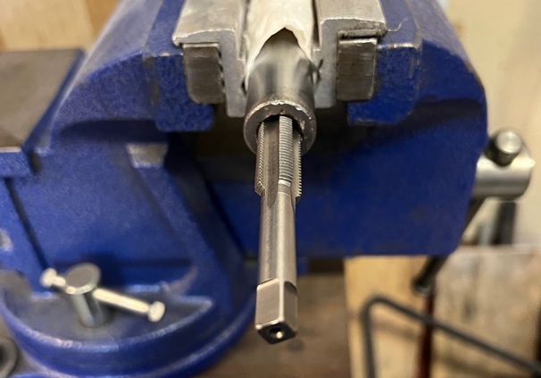 internal thread chasing with a tap internal thread cleaning with tap