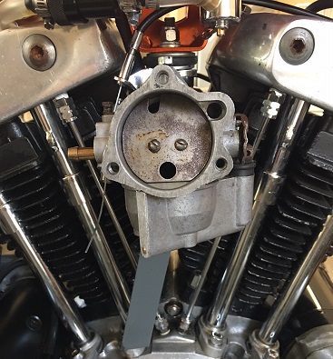 Sportster carburetor support bracket