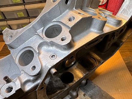 Harley Sportster engine case restoration