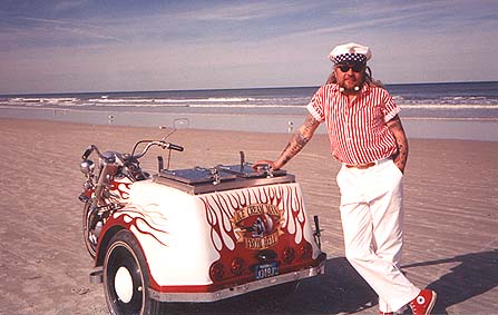 Jim Trotta and his 1971 Harley-Davidson Servi-car 1971 Harley-Davidson Servi-car