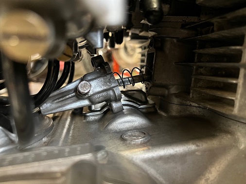 KZ650 lower cam chain tensioner removal Kawasaki KZ timing chain tensioner