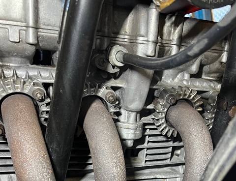 KZ six fifty tach cable removal Kawasaki KZ tachometer cable