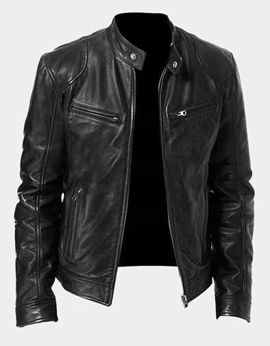 classic motorcycle leather jacket