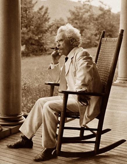 Mark Twain motorcycle quote