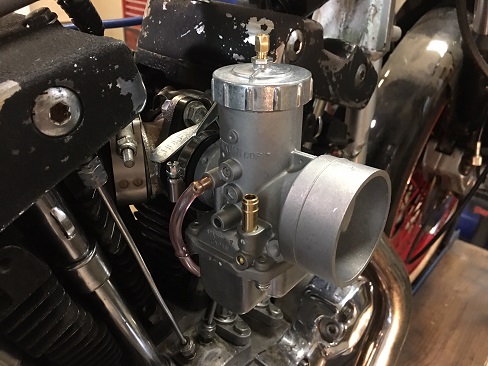 install Mikuni carb on Sportster Mikuni slide carb for Sportster