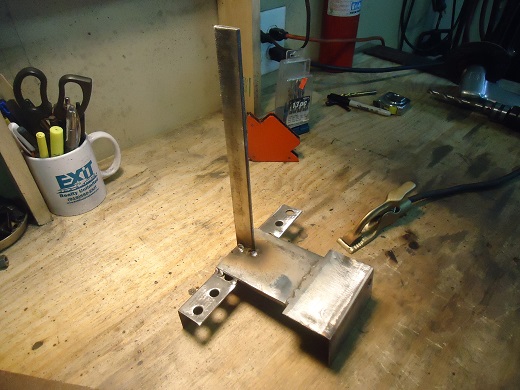 motorcycle engine stand welding project