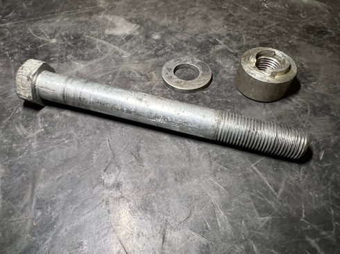 Norton Commando gearbox top bolt nut and spacer motorcycle gearbox removal