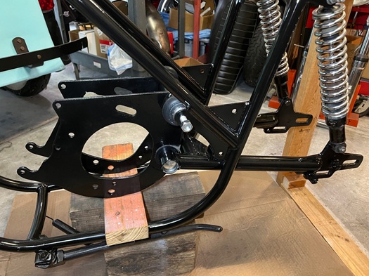 rear isolastic installation vintage motorcycle restoration North Carolina