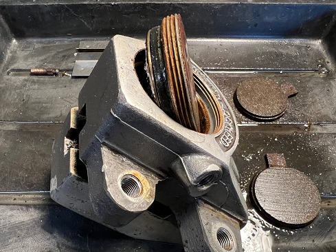 motorcycle brake overhaul