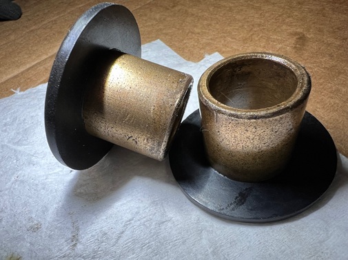 later style Commando swing arm bushings and seals 1974 Norton Commando restoration