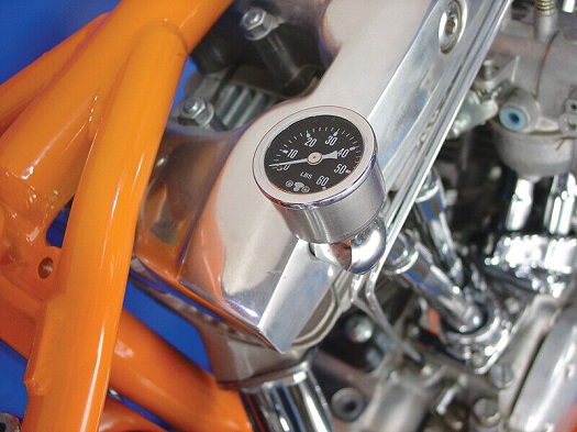 oil pressure gauge for Shovelhead Nugget oil pressure gauge