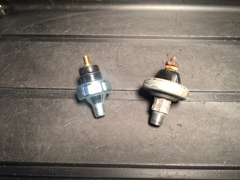 Harley 45 replace oil pressue switch Harley WL oil pressure switch