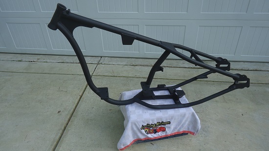 Harley 45 frame choices Paughco 45 bobber frame