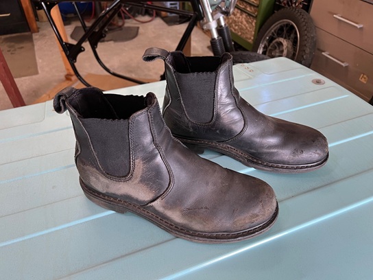 Red Wing Chelsea boots footwear for motorcycle riders