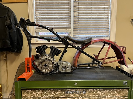 Harley 45 motorcycle project