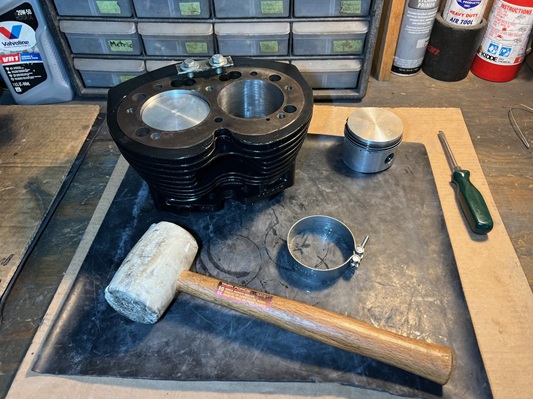 refit british twin cylinder without a helper