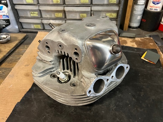 top end of Norton Commando 850 engine