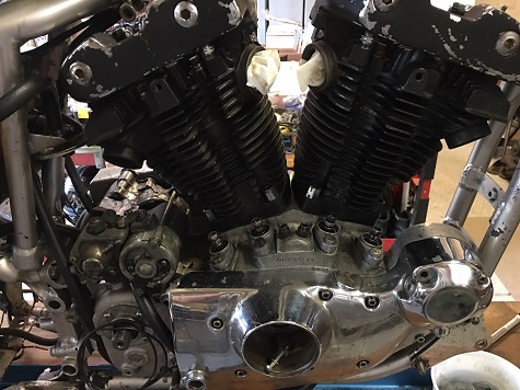 Ironhead Sportster cylinder head removal remove cylinder heads Ironhead Sportster