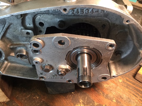 Harley K-model four-speed transmission Ironhead Sportster transmission remove and install