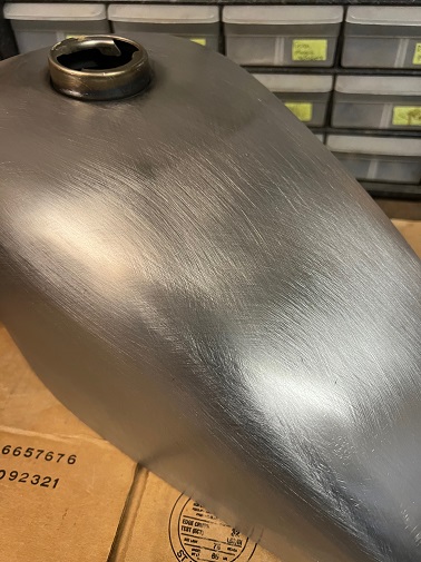 remove scratches from motorcycle gas tank